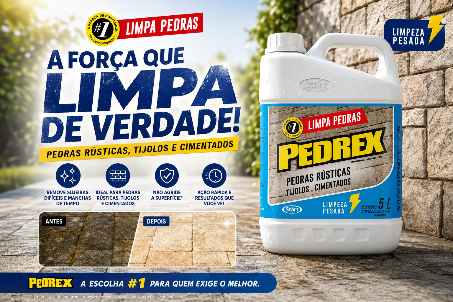 limpa pedra